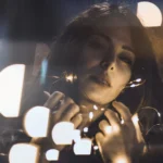 Fotografo artistico Liguria - Yuriko luci fatate primo piano bokeh dorato