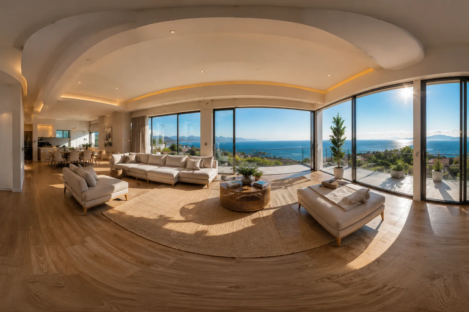 visuale video 360 gradi